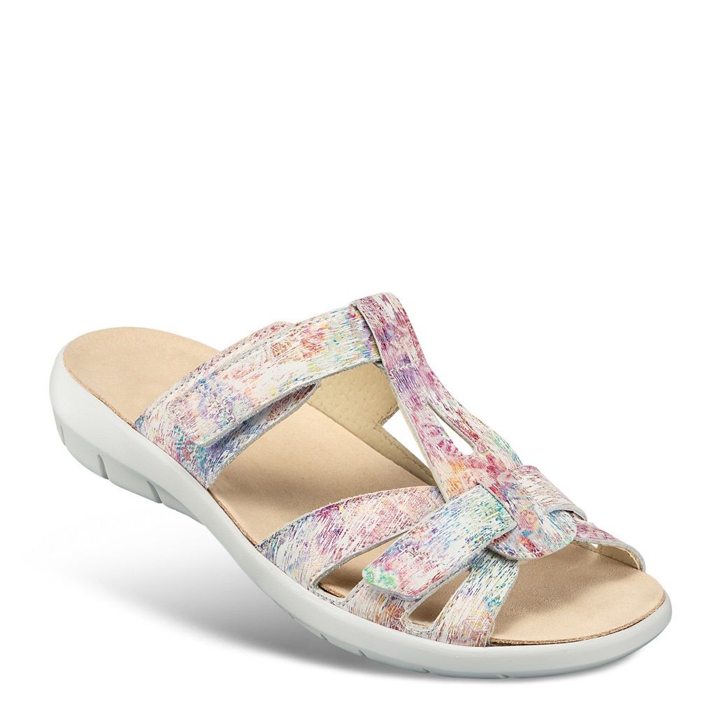 Pantolette JANA COSHY Pour Hallux - Largeur H, Semelle Orthopédique, Lavable En Machine - Confort Pieds Sensibles