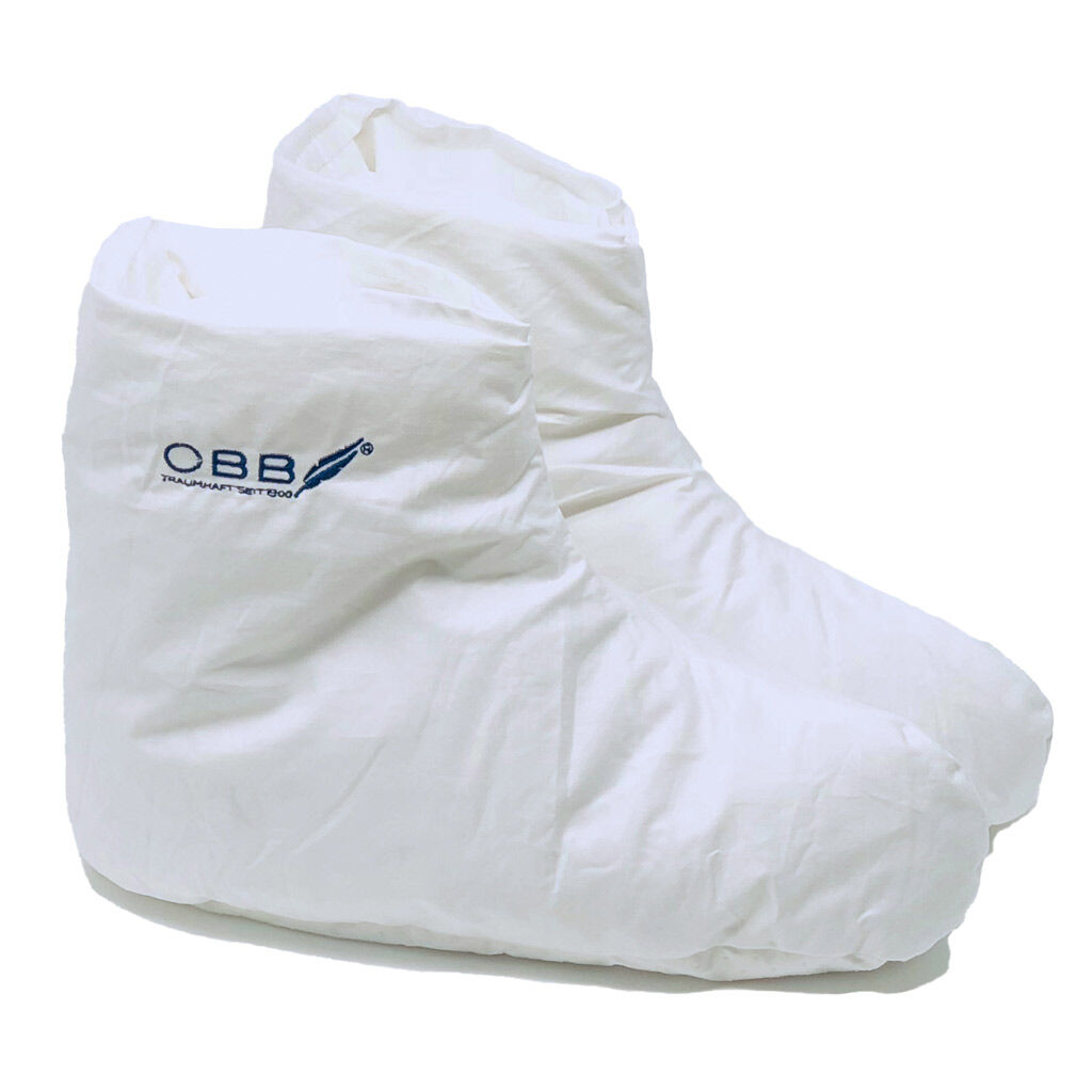 Daunenbettschuhe