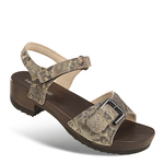 JUANITA - beige-geprgt