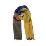Schal - braun-gold